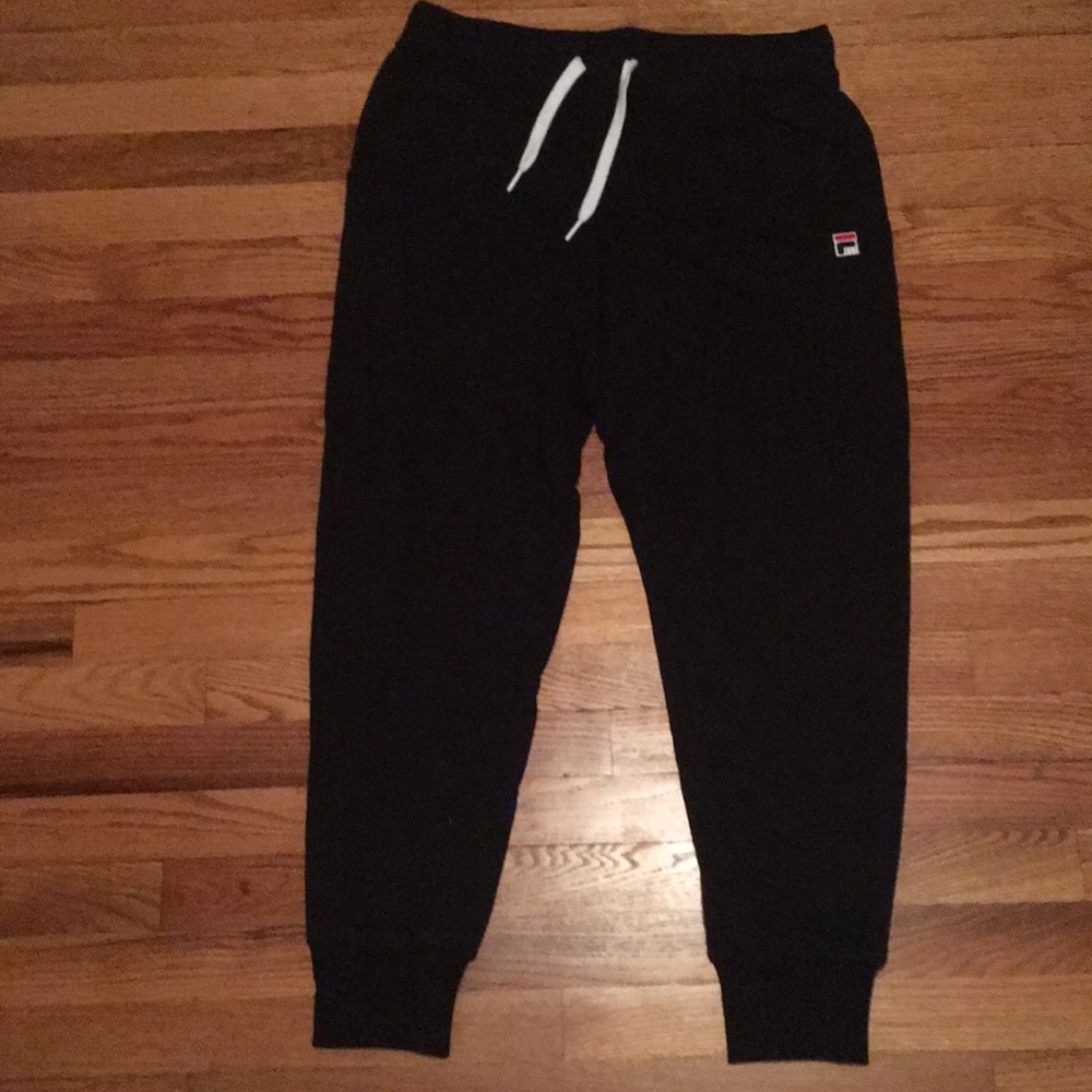 Black Visconti (Fila) Sweatpants